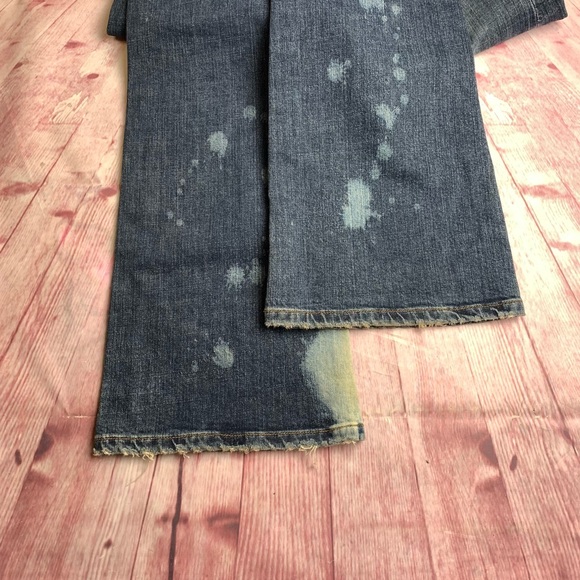 💵Hippie Denim Bleach Accented Bootcut Jean Size 7 - Picture 11 of 12